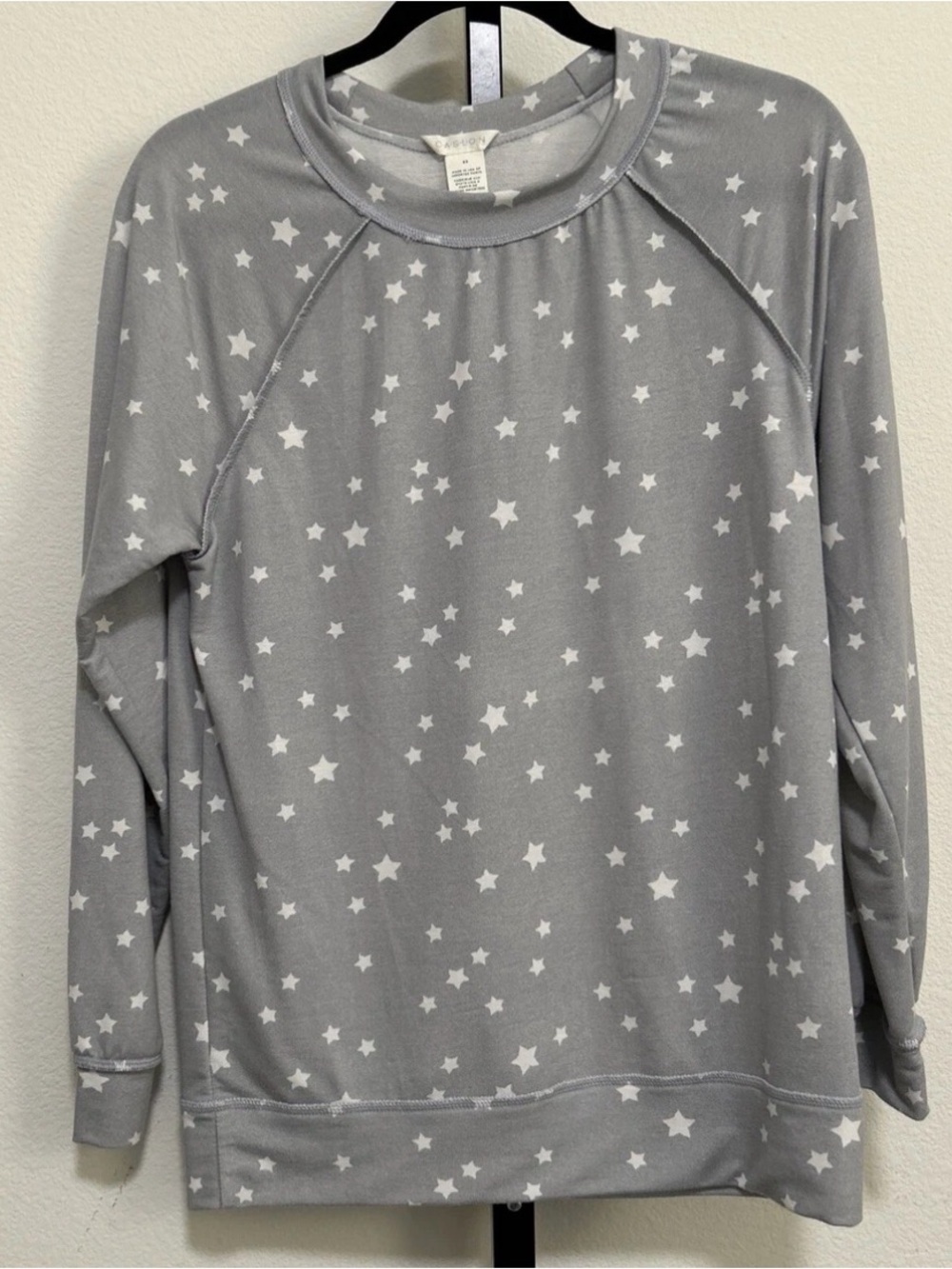 Caslon Star Print Long Sleeve Tee
